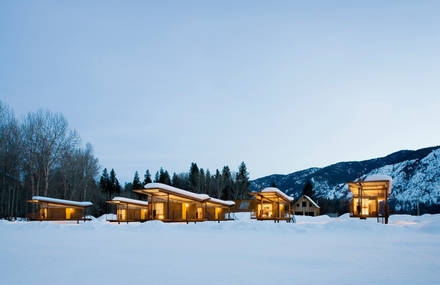 The Rolling Huts of Methow Valley, Washington
