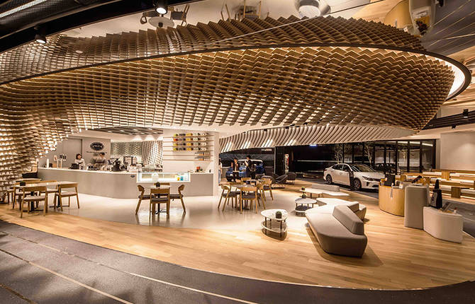 A 3D Facade Of 7,553 Tiles by CA Plan