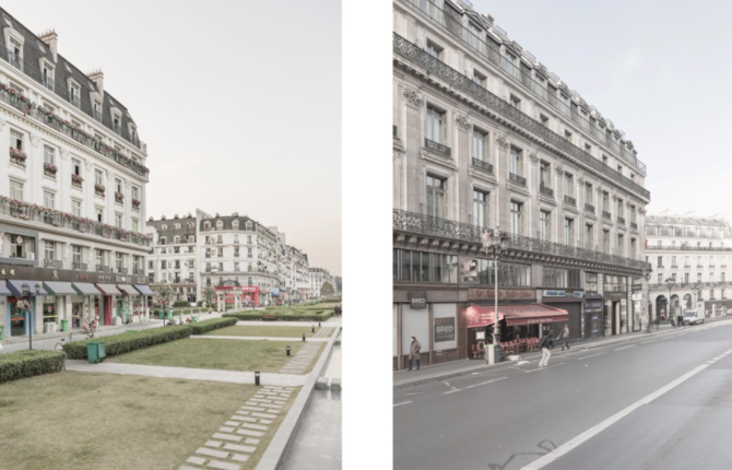 Revealer Snapshots of Paris and Its Chinese Replica