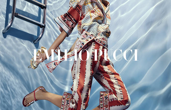 Beautiful New Emilio Pucci SS18 Campaign