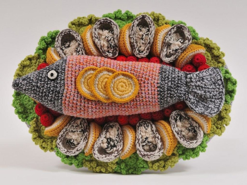 Crocheted food1