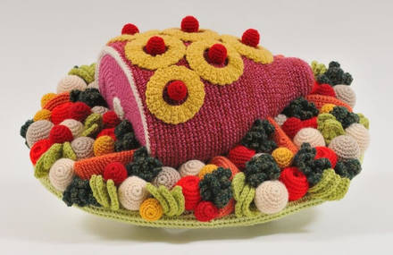 Amusing Crocheted Food Art