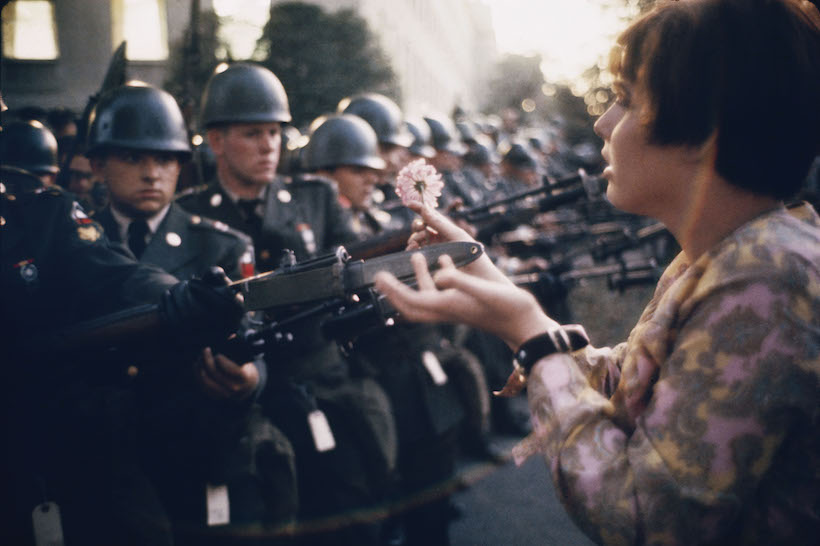Washington, 1967. Manifestation contre la guerre du Vietnam.