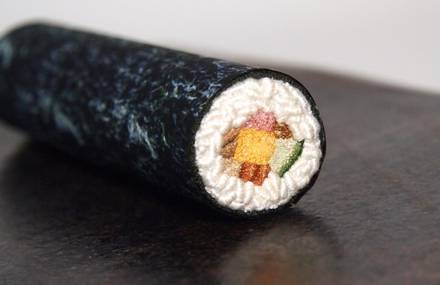 Fascinating Food Embroidery