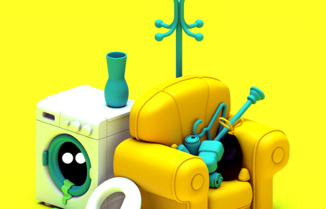Fun Illustrations About Waste