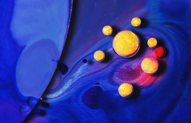 Colorful Pictures Made With Cosmetics