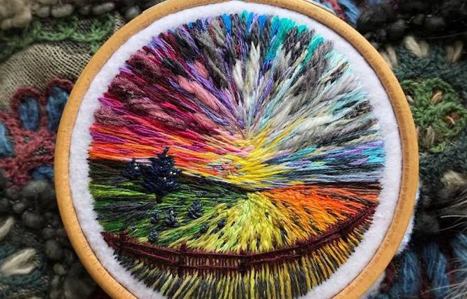 Lovely Landscape Embroidery