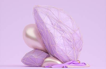 Mysterious Pastel 3D Artworks