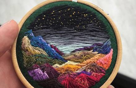 Lovely Landscape Embroidery