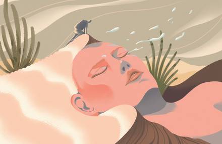 Subtle And Curvy Illustrations
