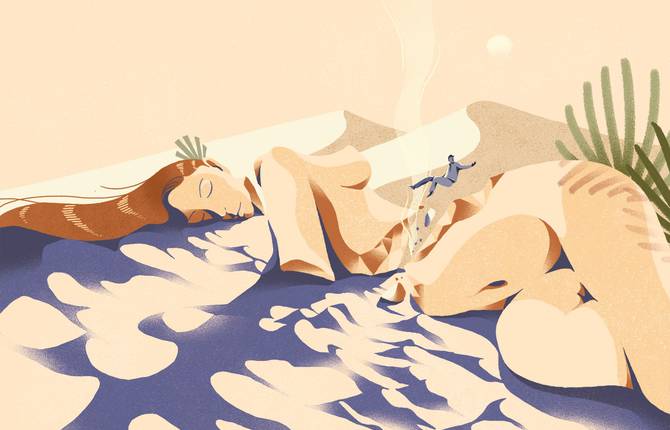 Subtle And Curvy Illustrations