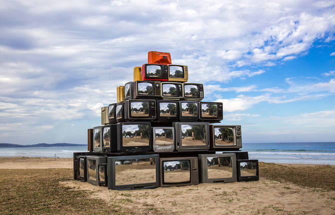 Nature Reflection in Televisions