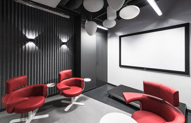 Creative Brain-Themed Co-Working Space in Warsaw