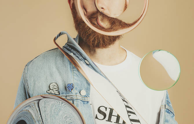 Fun Self-Portraits That Play with Lenses and Refraction