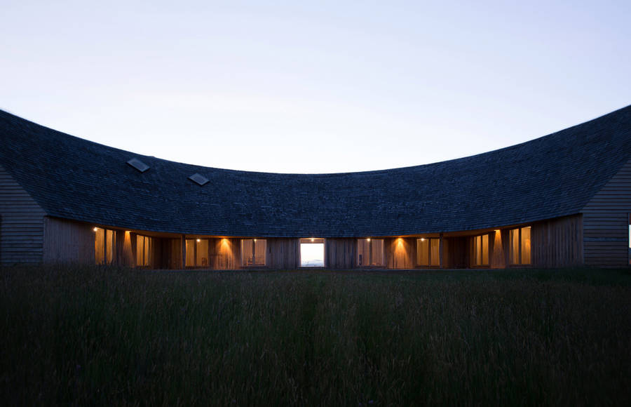 Amazing Half-Moon Shaped Home in Chile