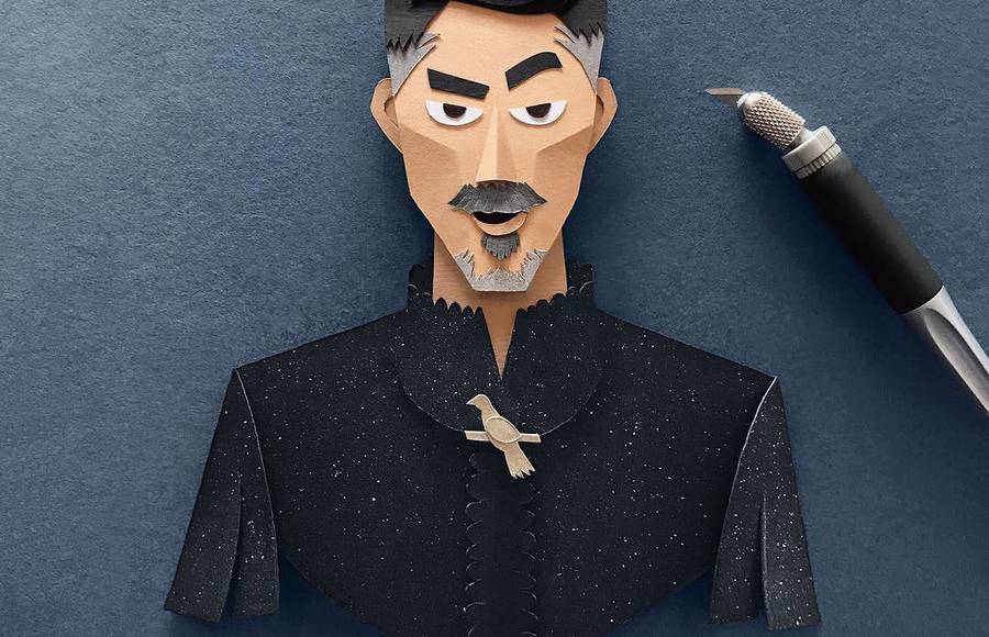 Amazingly Detailed Paper Cuts of Game of Thrones Characters