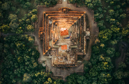 Aerial Photographs of Myanmar Temples