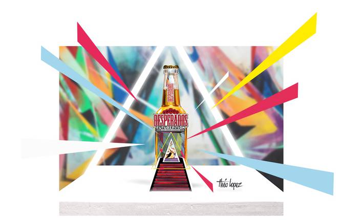 Geometrical & Colorful Artwork for Desperados Futuredition