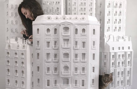 Amazing Haussmann Building with Paper