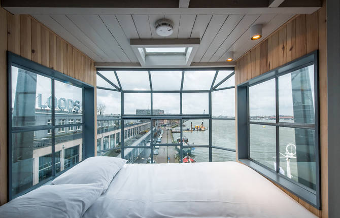 Surprising Crane Apartment in the Amsterdam Harbor
