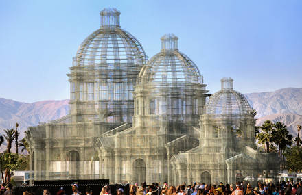 Biggest Transparent Installation At Coachella