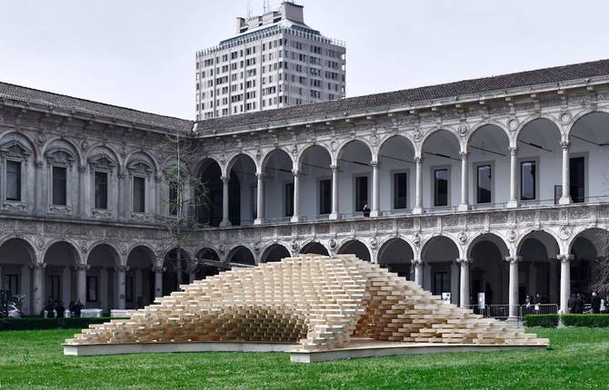 Futuristic Structure In Milan