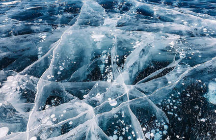 Stunning Photographs Of Frozen Baikal Lake In Russia