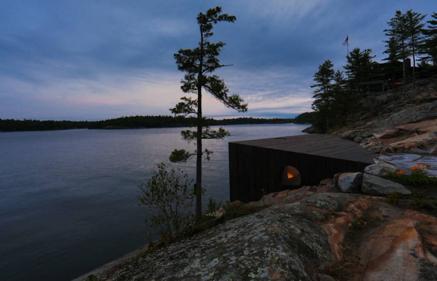 Gorgeous Canadian Grotto Sauna