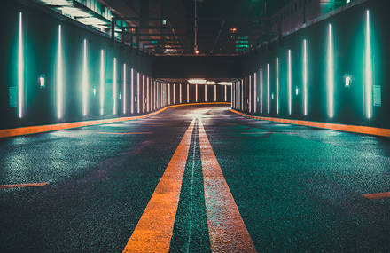 Dynamic Images of Warsaw at Night