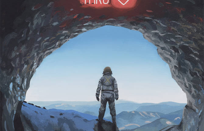 Lonely Astronaut Navigating the Present