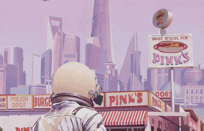 Lonely Astronaut Navigating the Present