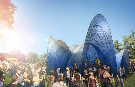 Beautiful Monumental Installation for We Love Green Festival