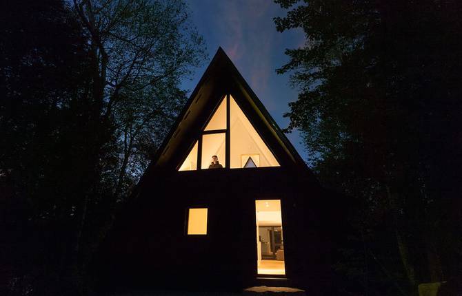 This Canadian A-Frame Home is like a Fairy Tale