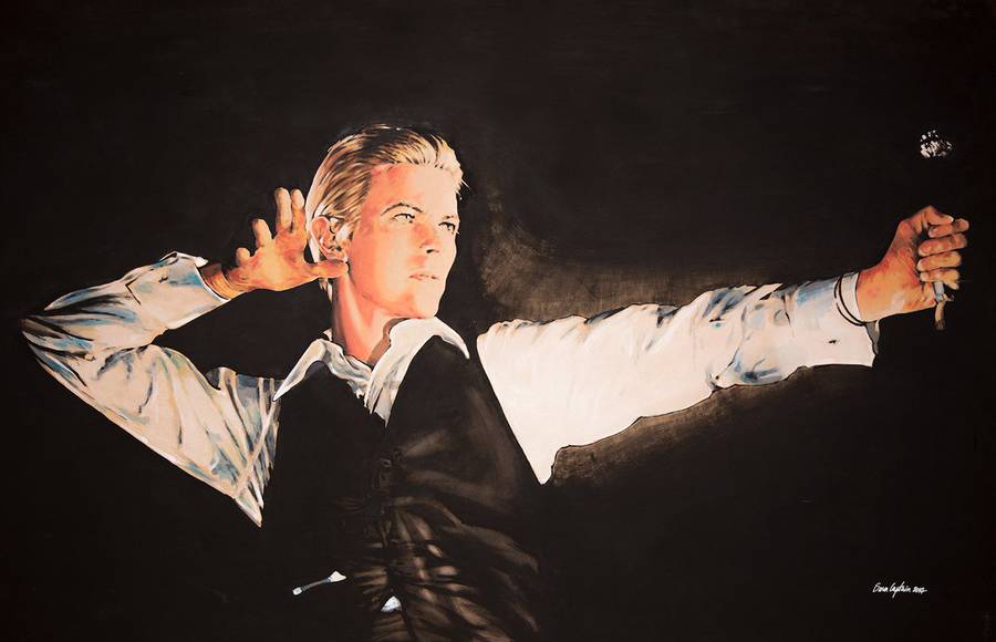Beautiful Painting of David Bowie