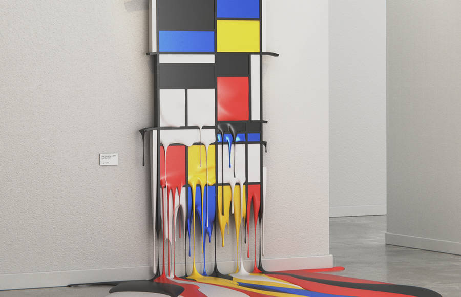 Famous Painting Disappearing by Alper Dostal