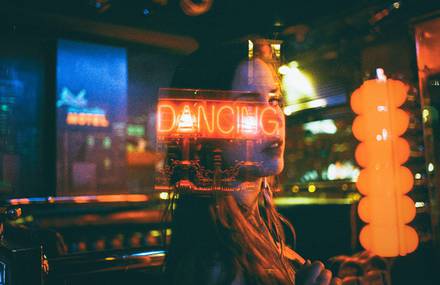 Evening Dizziness, Neon Lights and Analog Poetry