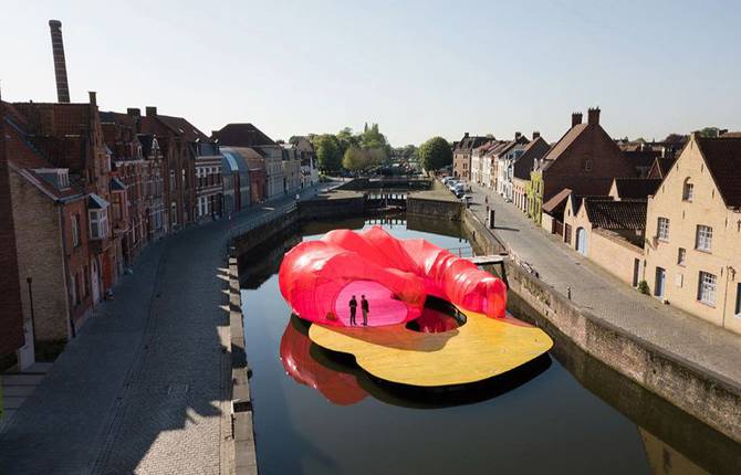 The Peaceful Installation by Selgascano in Bruges
