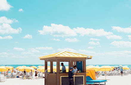 Cabana on the Beach by David Behar