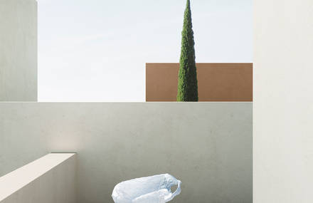 Objects Float in These Minimalist Scenes