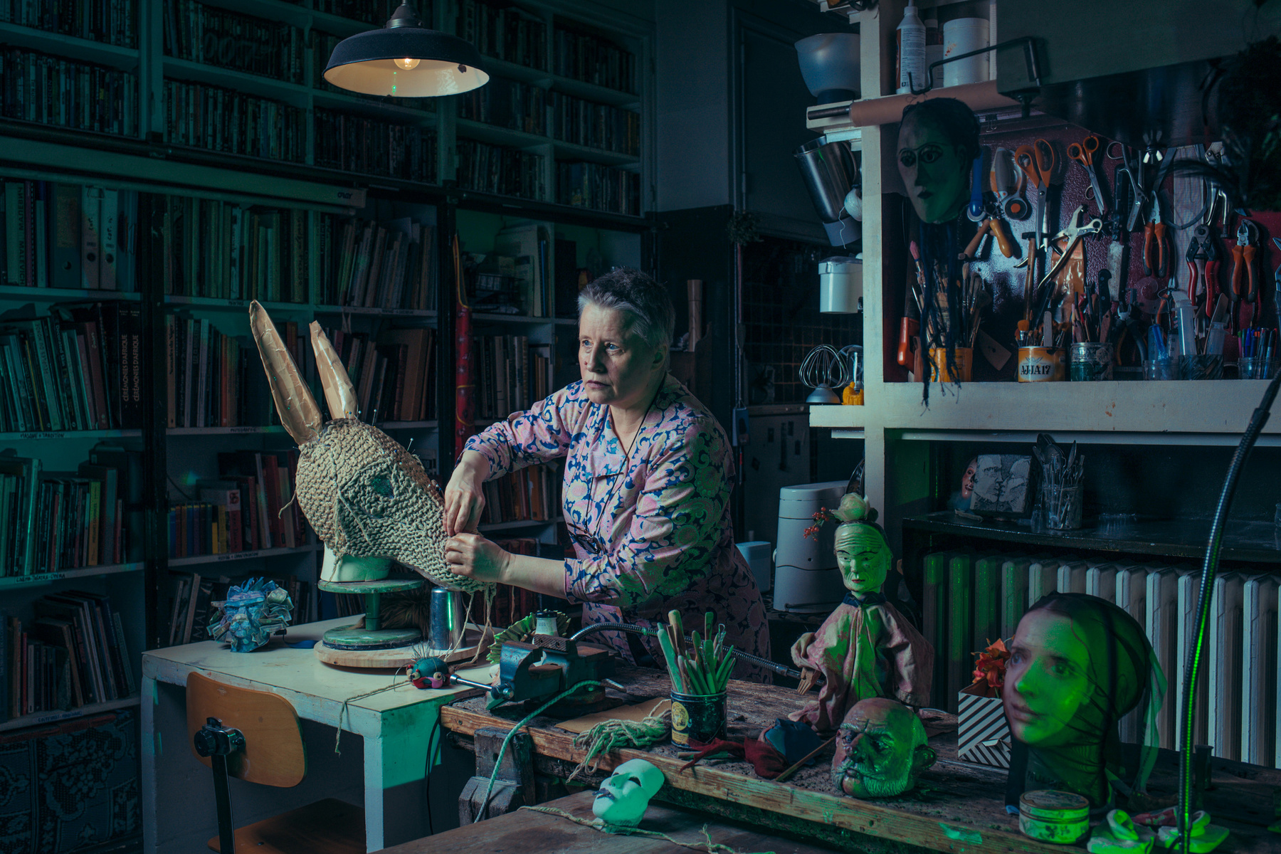 Cecile Kretschmar, Mask Creator, Paris, France, 2018