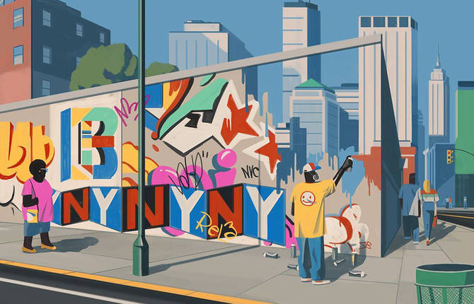 The Colorful Pictural World of Emiliano Ponzi