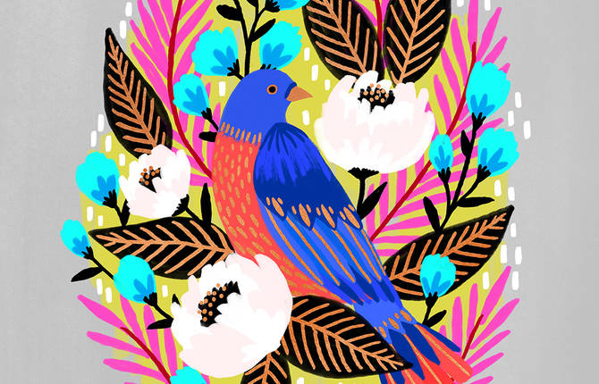 Vibrant Floral Illustrations