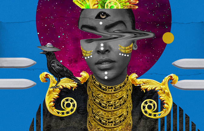 Electric and Vivid Collages by Kaylan M