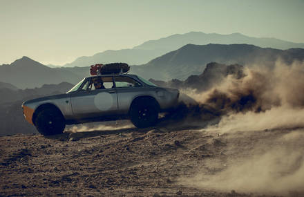 Wild Alfa Romeo in the Desert by Patrick Curtet