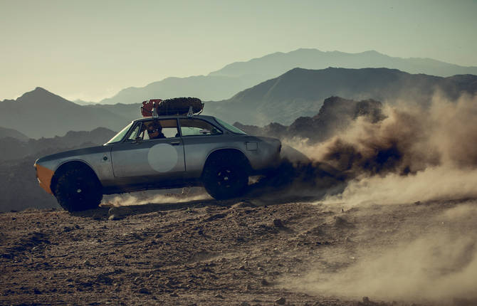 Vintage Alfa Romeo Shot in the Desert