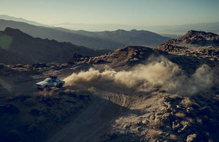 Wild Alfa Romeo in the Desert by Patrick Curtet