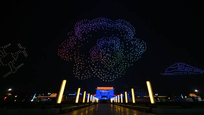 World Record: 1,374 Drones at the Same Time
