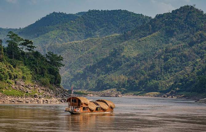 A Cruise along the Mekong River