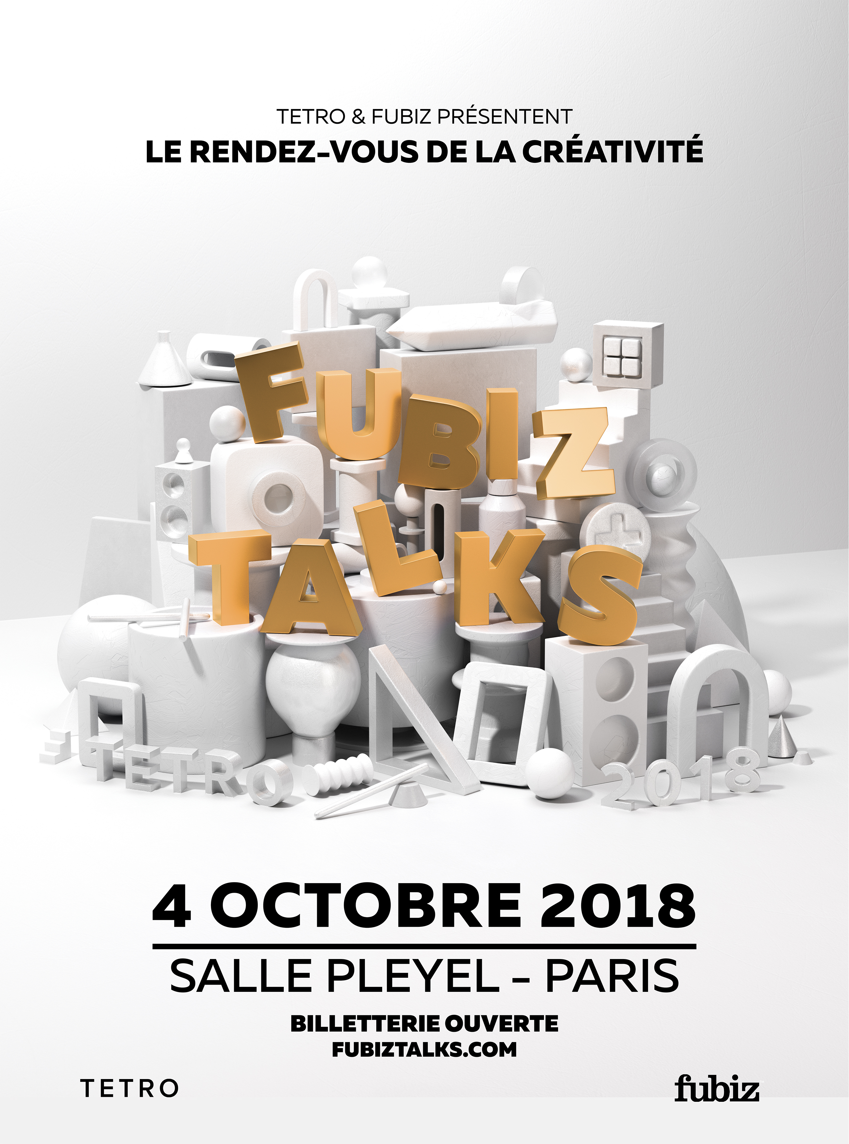 AFFICHE FUBIZ TALKS - IDENTITÉ BLANCHE PLEINE 2018 RVB