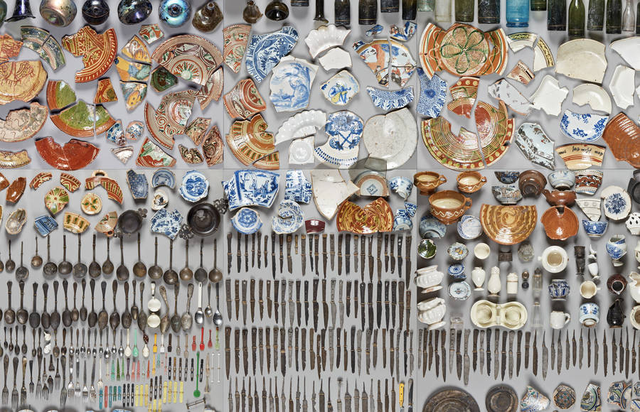 A Collection of Objects Extracted from the Bottom of a River